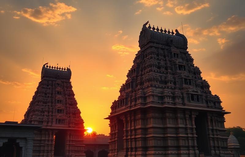 Iconic landmark of Chidambaram - drop taxi route