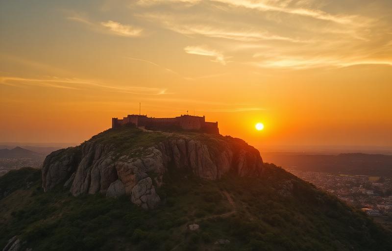 Iconic landmark of Dindigul - drop taxi route